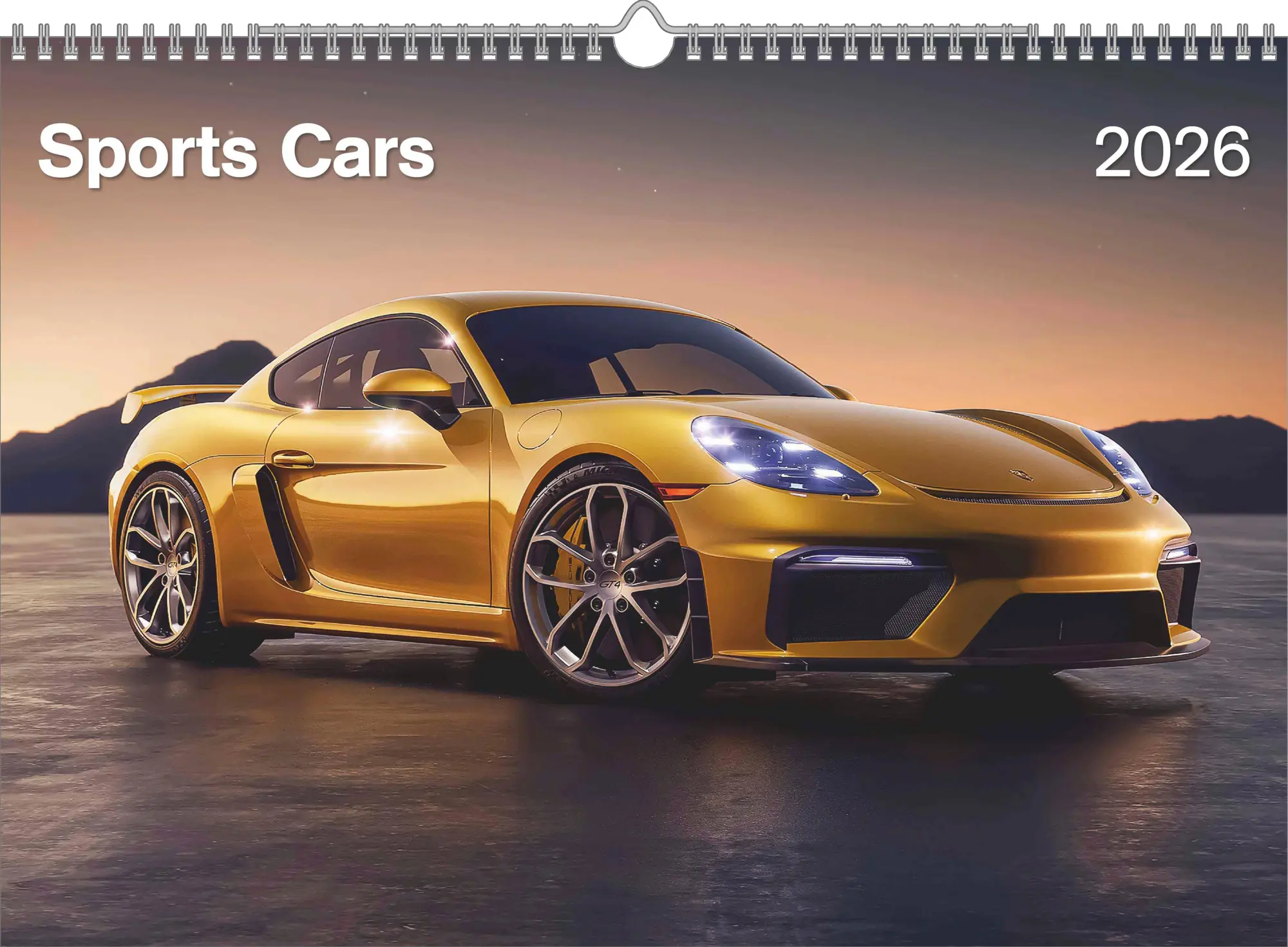 Cover: 4069095006287 | Sports Cars 2026 - Foto-Kalender - Wand-Kalender - 42x29,7 - Autos