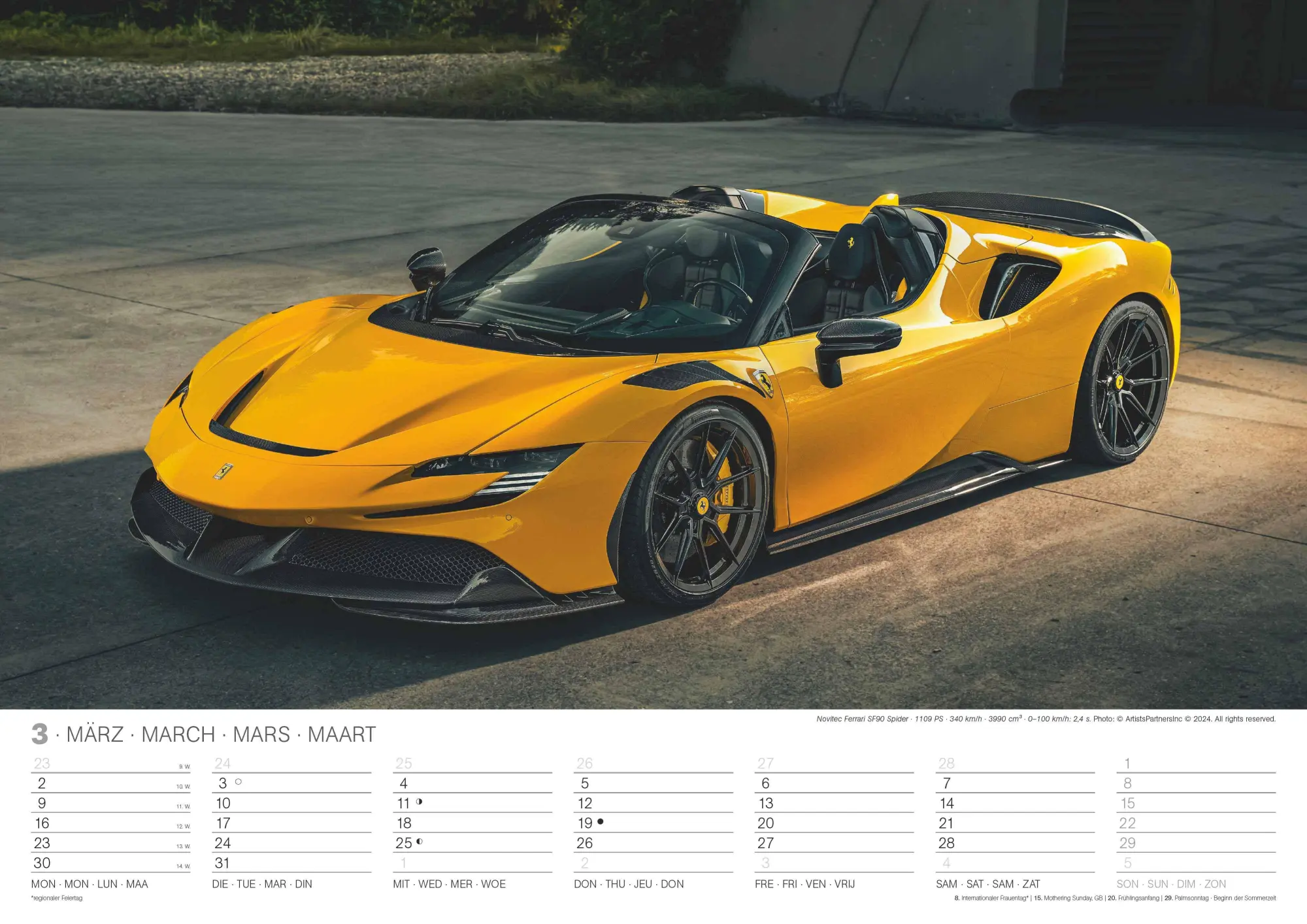 Bild: 4069095006287 | Sports Cars 2026 - Foto-Kalender - Wand-Kalender - 42x29,7 - Autos