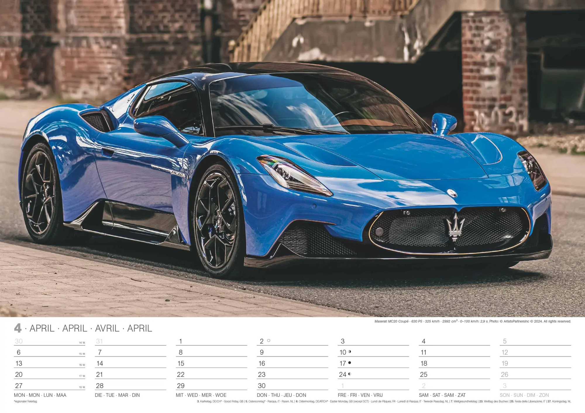 Bild: 4069095006287 | Sports Cars 2026 - Foto-Kalender - Wand-Kalender - 42x29,7 - Autos