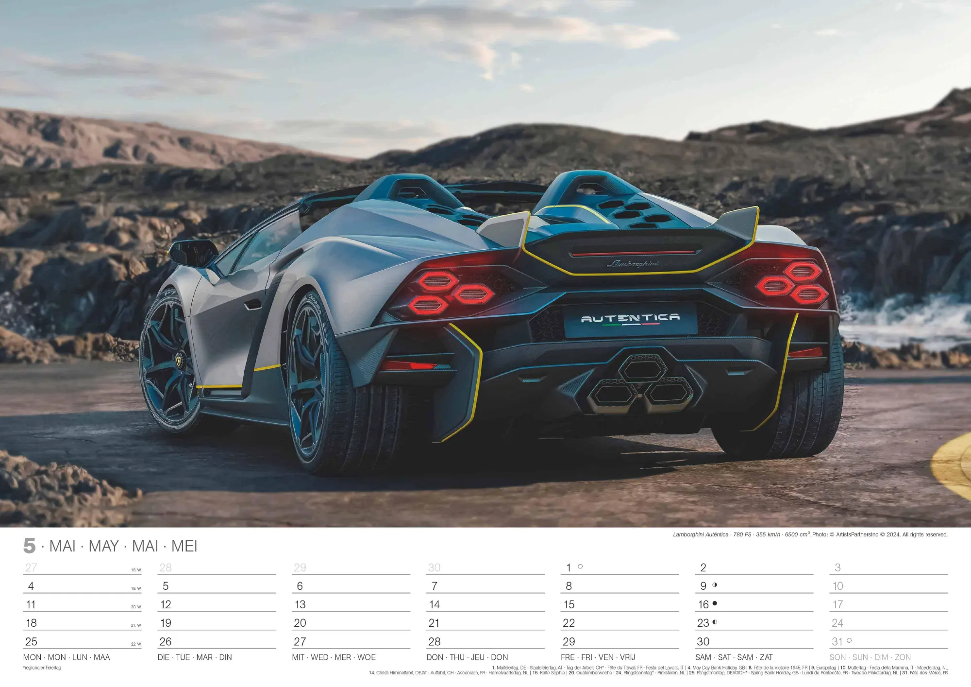 Bild: 4069095006287 | Sports Cars 2026 - Foto-Kalender - Wand-Kalender - 42x29,7 - Autos