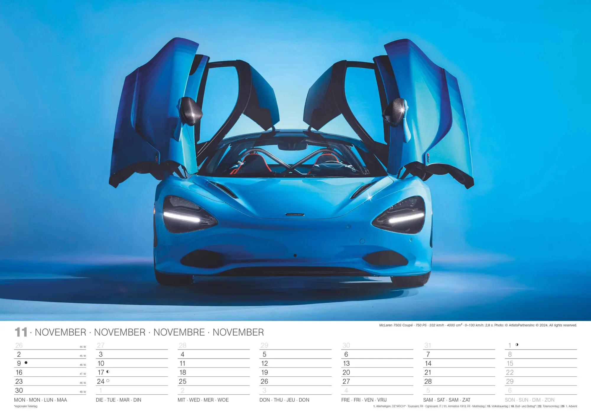 Bild: 4069095006287 | Sports Cars 2026 - Foto-Kalender - Wand-Kalender - 42x29,7 - Autos