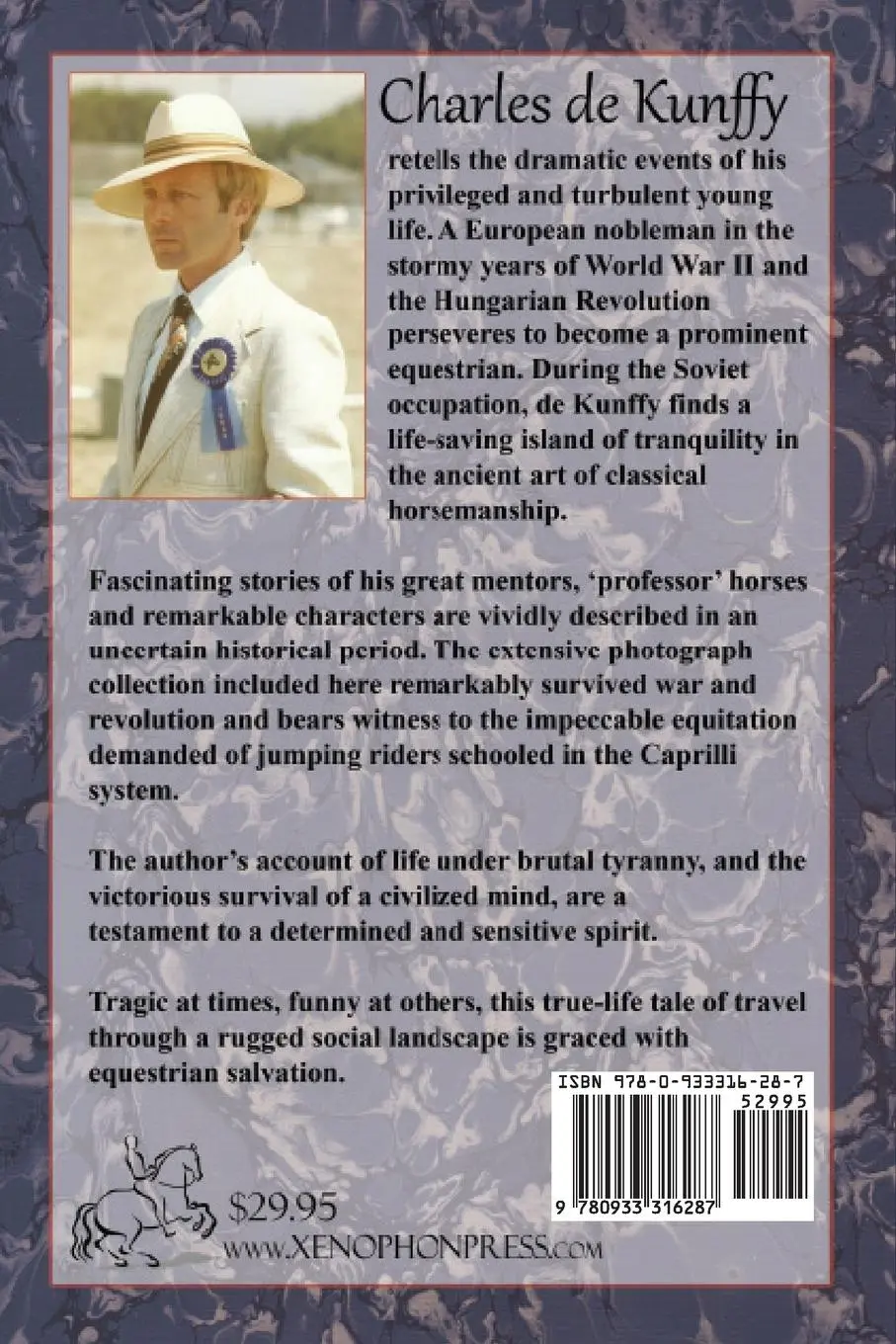 Rückseite: 9780933316287 | A Rider's Survival from Tyranny | Charles De Kunffy | Taschenbuch