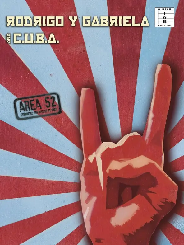 Cover: 9781780386287 | Area 52 | Rodrigo y Gabriela | Songbuch (Gesang, Klavier und Gitarre)