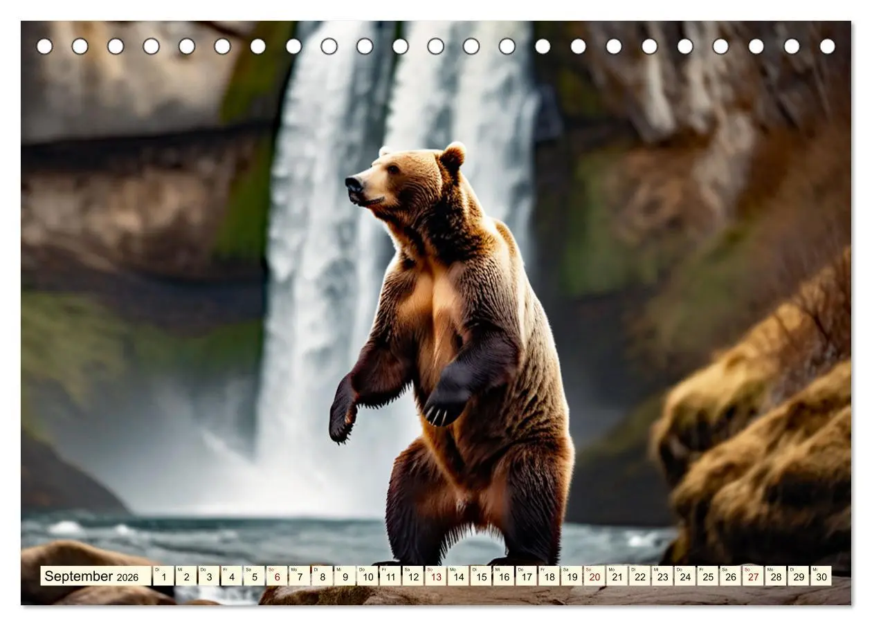 Bild: 9783457376287 | Große und kleine Bären (Tischkalender 2026 DIN A5 quer), CALVENDO...
