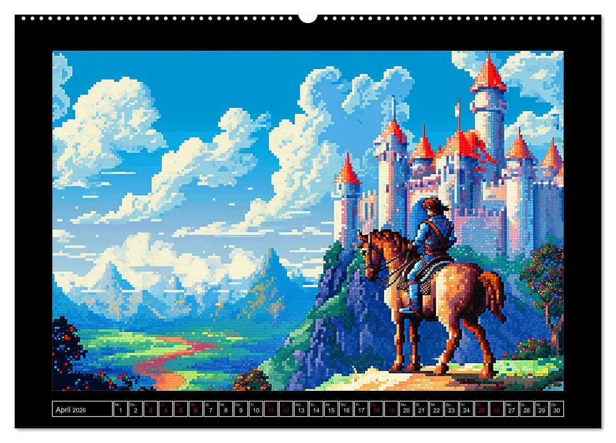 Bild: 9783457516287 | Pixel für Pixel bis Game over (hochwertiger Premium Wandkalender...