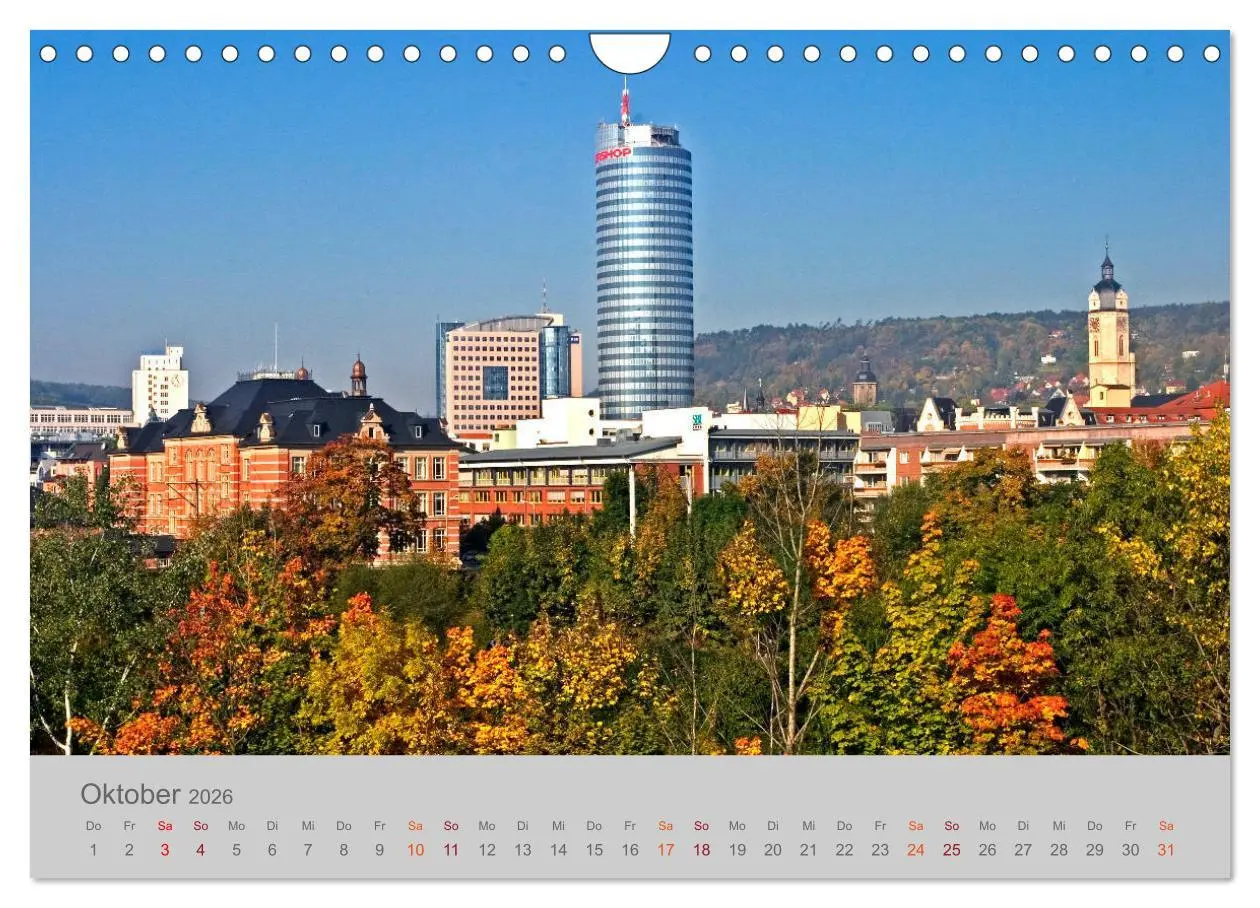 Bild: 9783457756287 | Jena Universitätstadt an der Saale (Wandkalender 2026 DIN A4 quer),...