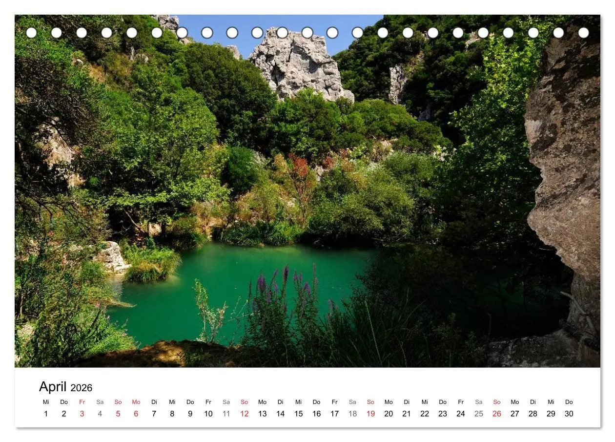 Bild: 9783516086287 | Peloponnes Impressionen / 2026 (Tischkalender 2026 DIN A5 quer),...