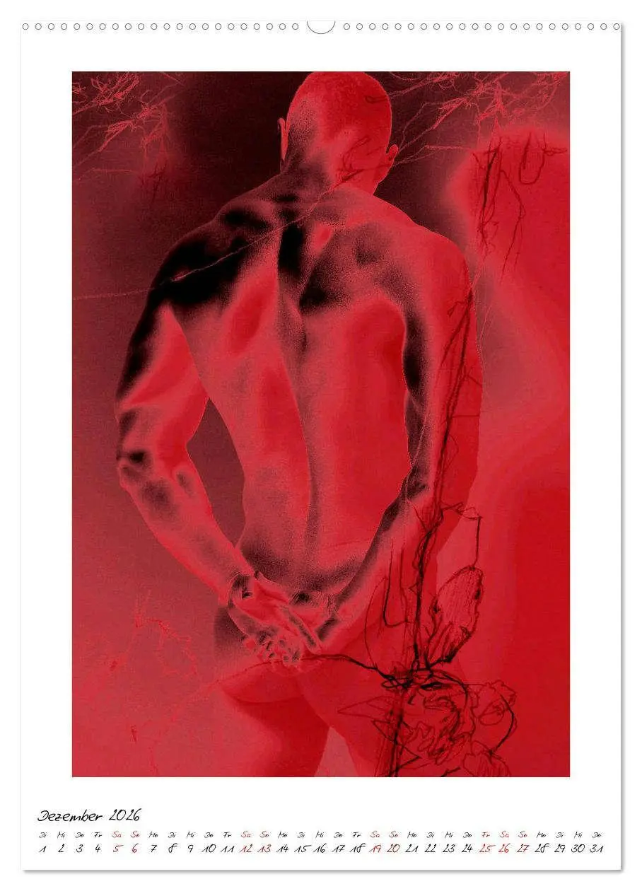 Bild: 9783516396287 | Aktfloral (Wandkalender 2026 DIN A2 hoch), CALVENDO Monatskalender