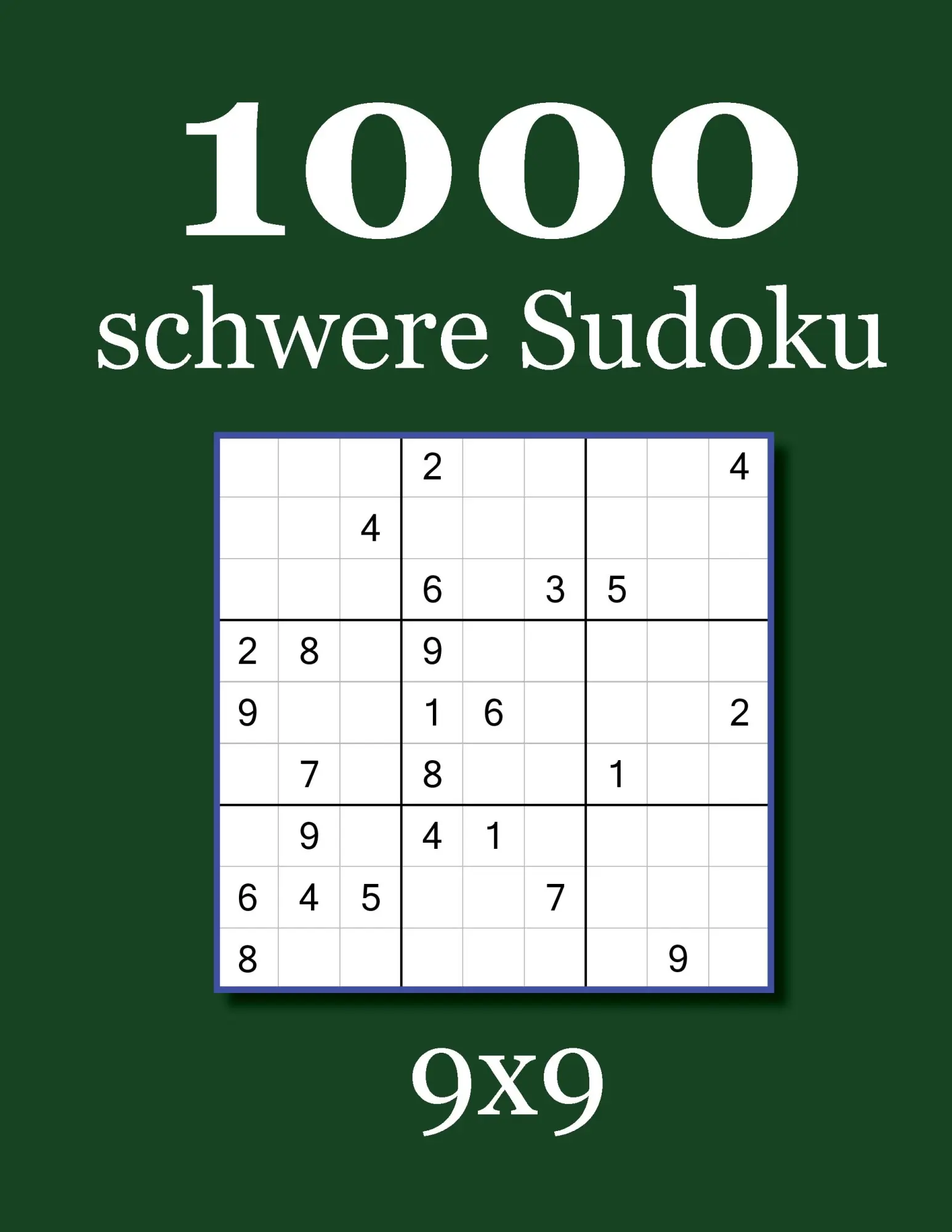Cover: 9783954976287 | 1000 schwere Sudoku 9x9 | David Badger | Taschenbuch | 252 S. | 2015
