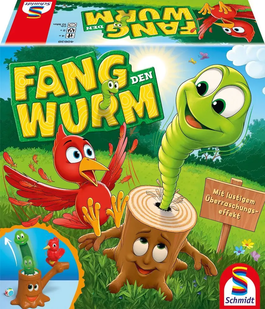Cover: 4001504406387 | Fang den Wurm | Kinderspiele | Spiel | Schachtel | 40638 | Deutsch