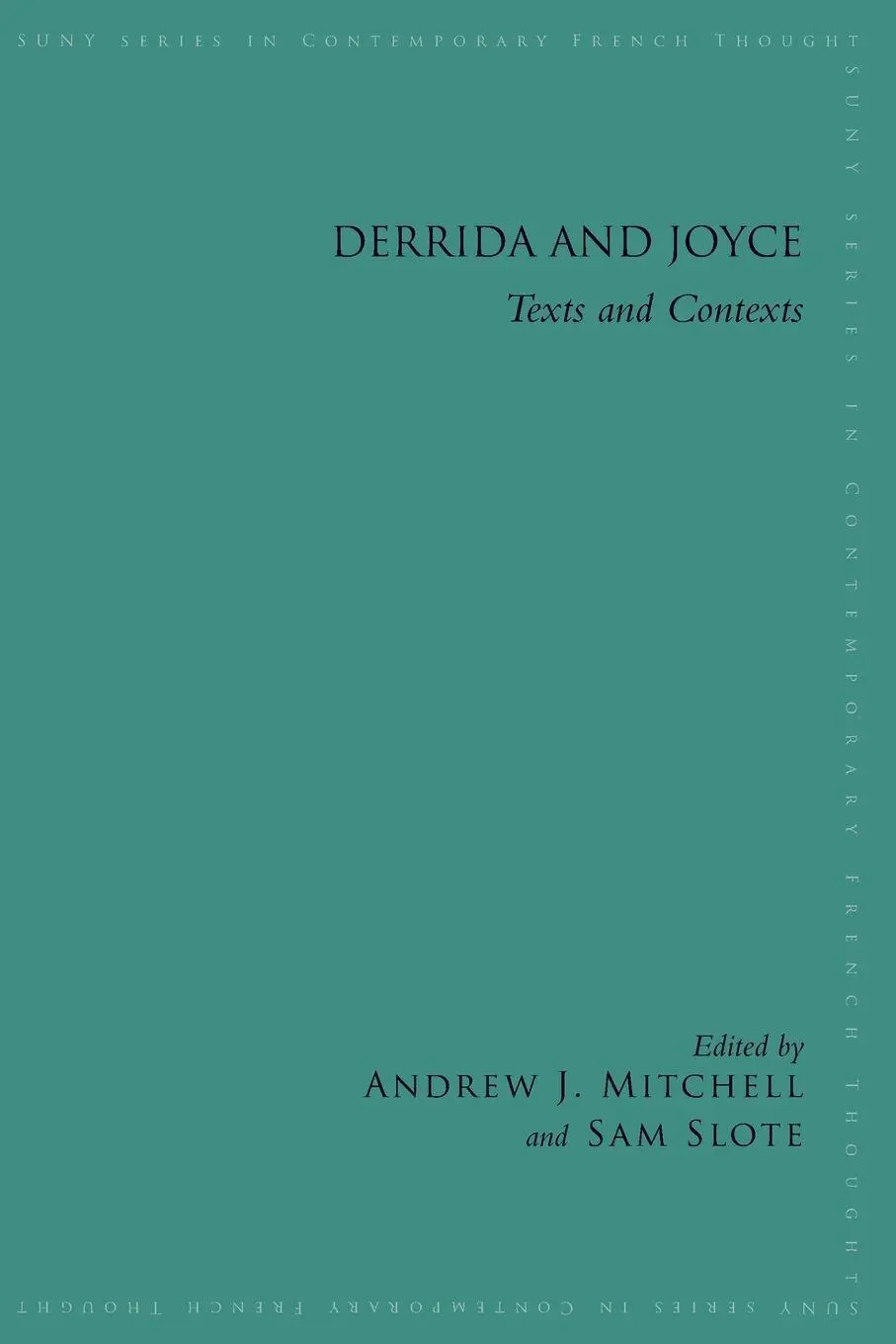 Cover: 9781438446387 | Derrida and Joyce | Texts and Contexts | Andrew J. Mitchell (u. a.)