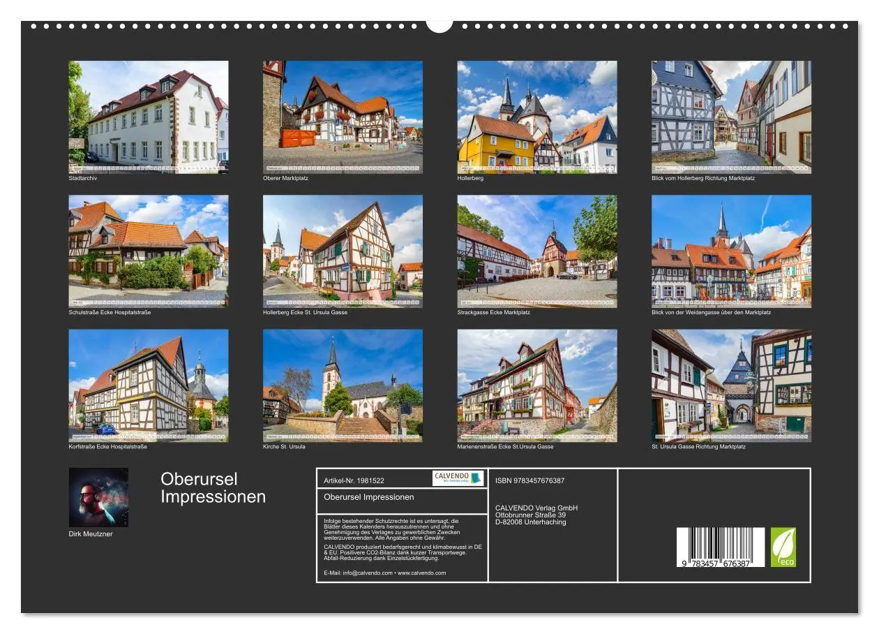 Bild: 9783457676387 | Oberursel Impressionen (hochwertiger Premium Wandkalender 2026 DIN...