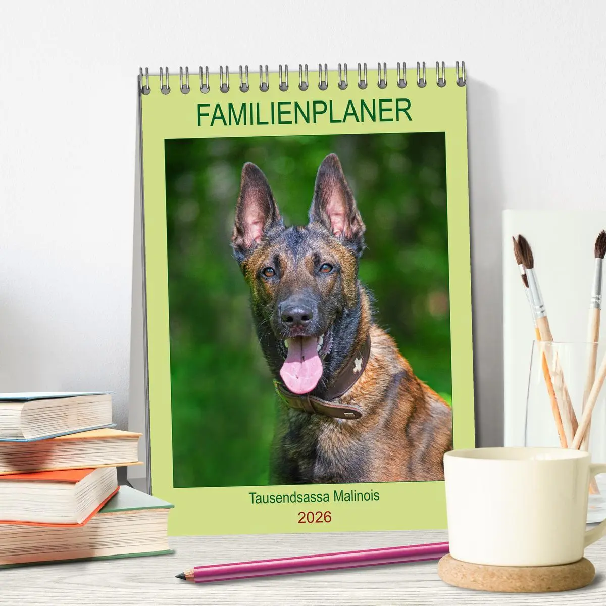 Bild: 9783516386387 | Familienplaner Tausendsassa Malinois (Tischkalender 2026 DIN A5...