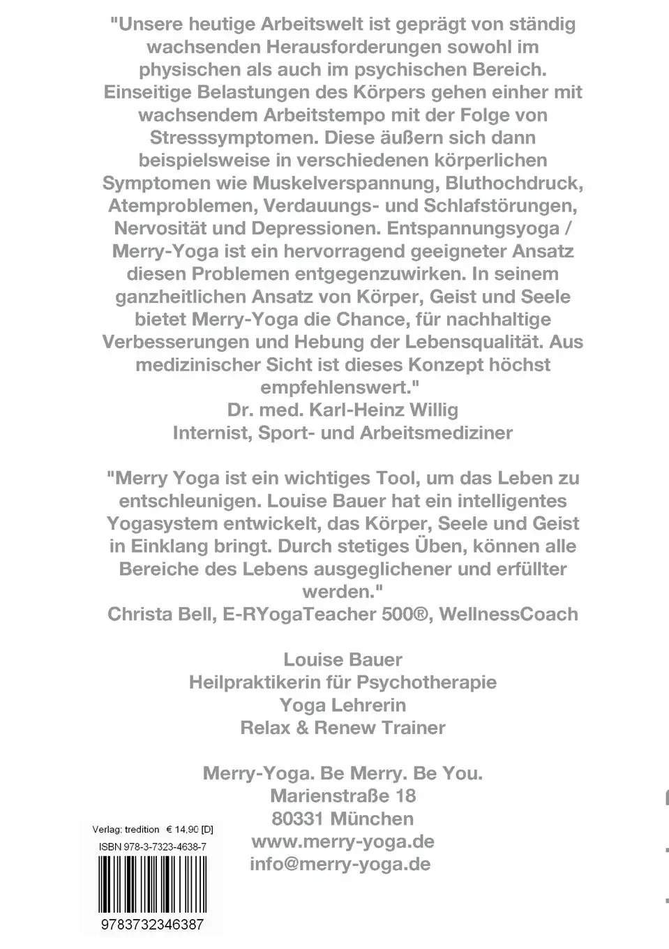 Rückseite: 9783732346387 | Restorative Yoga | Entspannung, Dehnung, Stärkung &amp; Regeneration