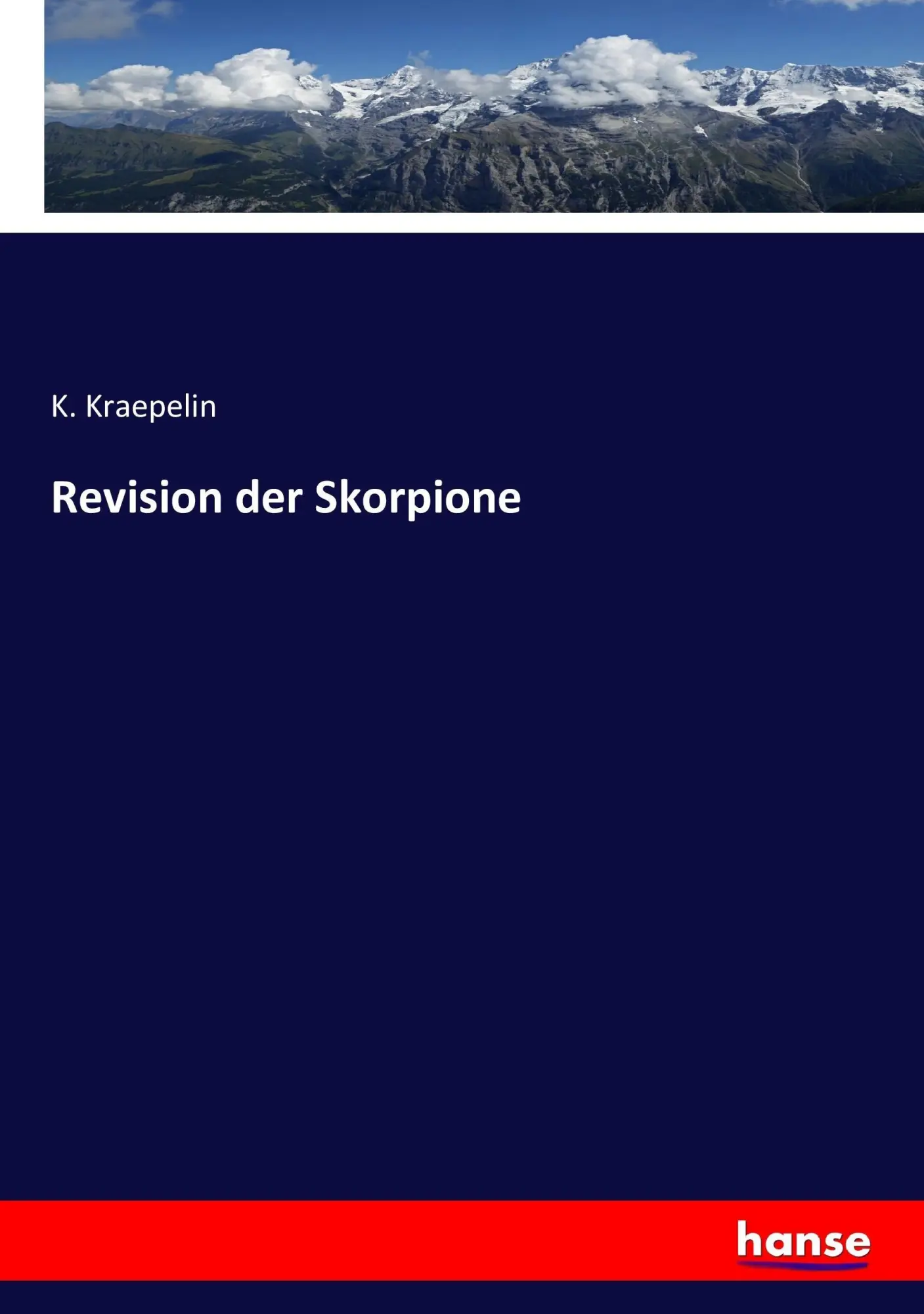 Cover: 9783744606387 | Revision der Skorpione | K. Kraepelin | Taschenbuch | 432 S. | Deutsch