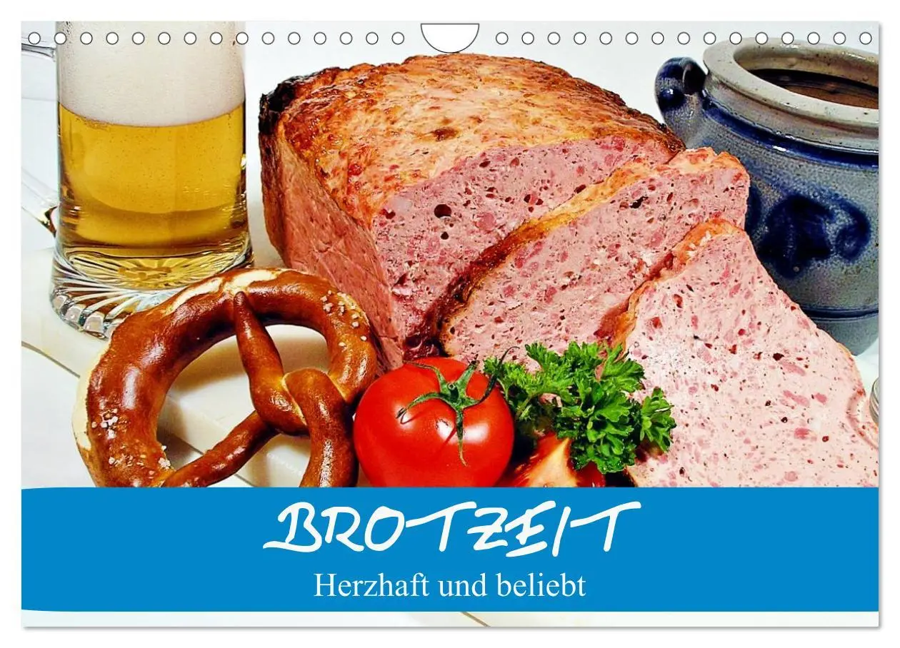 Cover: 9783457976487 | Brotzeit. Herzhaft und beliebt (Wandkalender 2026 DIN A4 quer),...