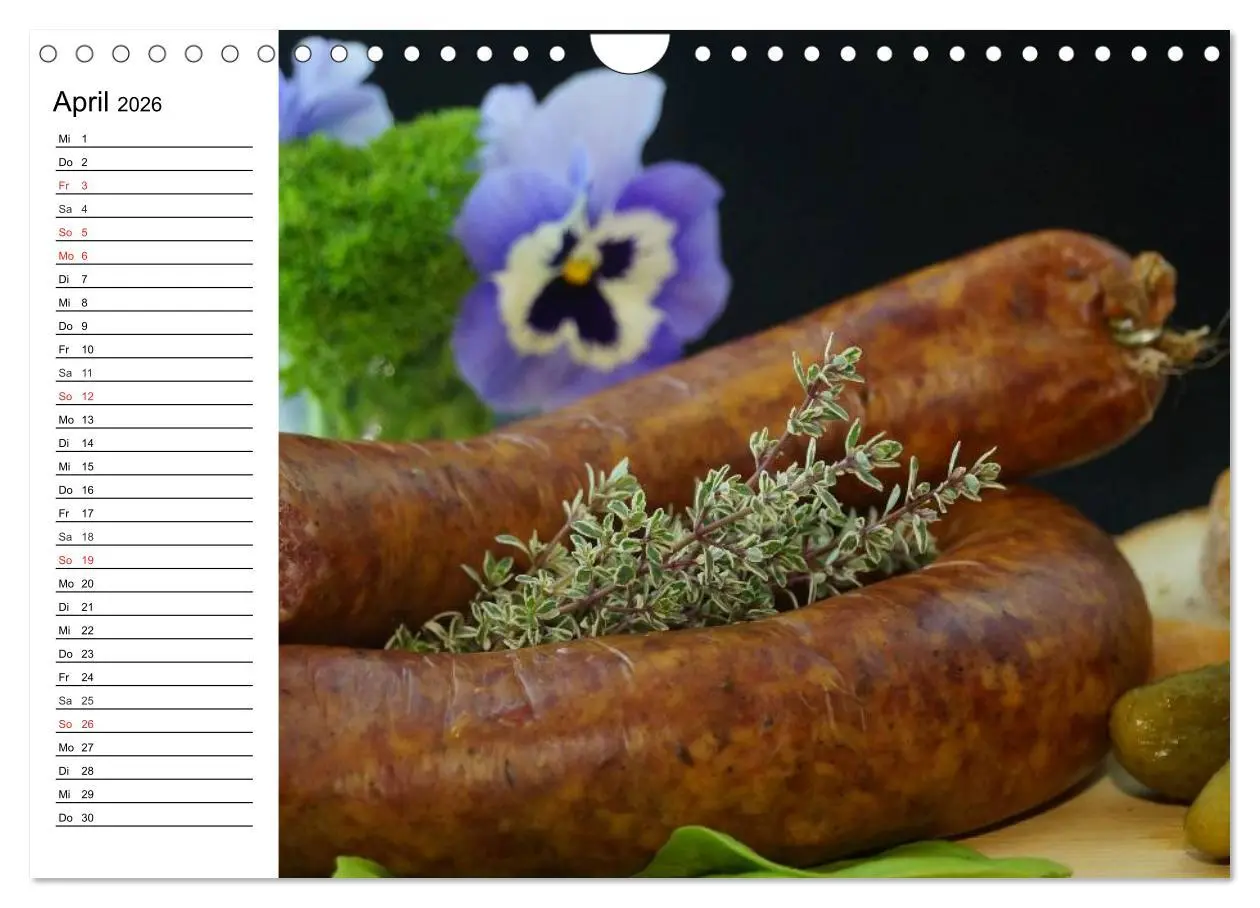 Bild: 9783457976487 | Brotzeit. Herzhaft und beliebt (Wandkalender 2026 DIN A4 quer),...