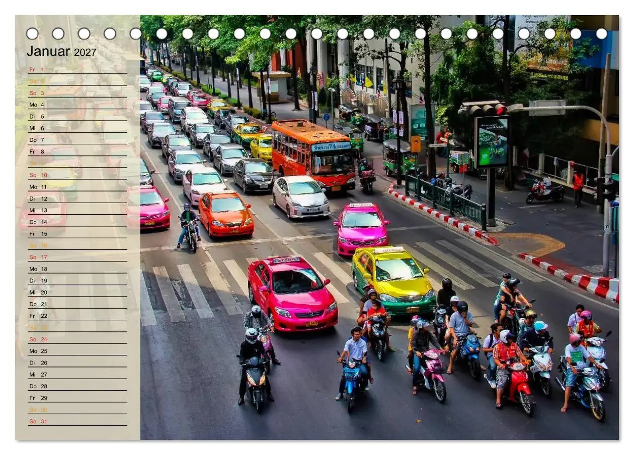 Bild: 9783569916487 | Bangkok - Königreich Thailand (Tischkalender 2027 DIN A5 quer),...