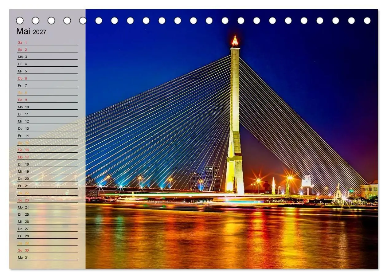 Bild: 9783569916487 | Bangkok - Königreich Thailand (Tischkalender 2027 DIN A5 quer),...