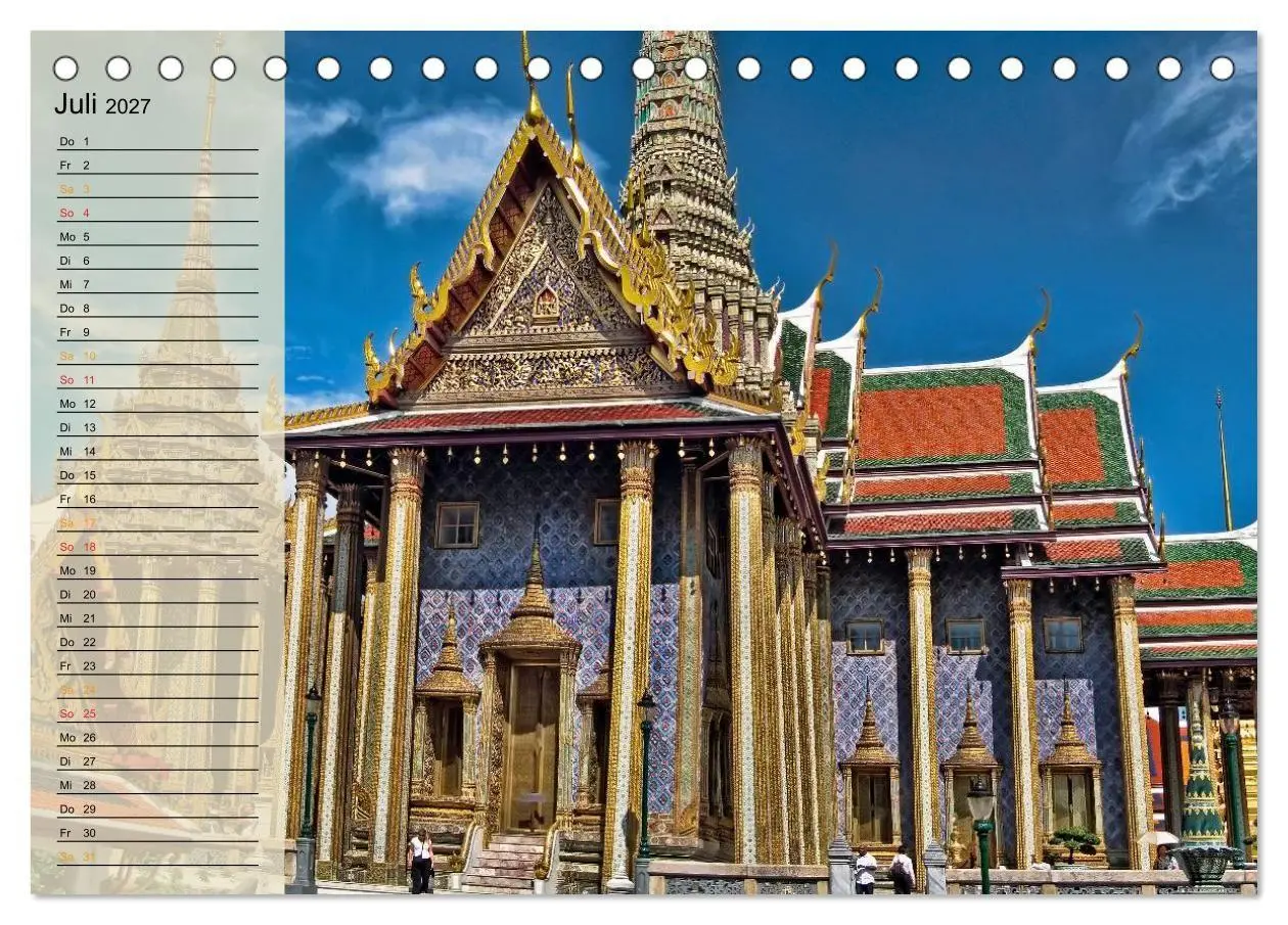 Bild: 9783569916487 | Bangkok - Königreich Thailand (Tischkalender 2027 DIN A5 quer),...