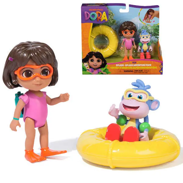 Bild: 681147076587 | DTE Dora - Figuren Adventure Dora &amp; Boot | Karton | 76587 | Deutsch