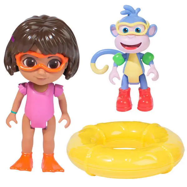 Bild: 681147076587 | DTE Dora - Figuren Adventure Dora &amp; Boot | Karton | 76587 | Deutsch