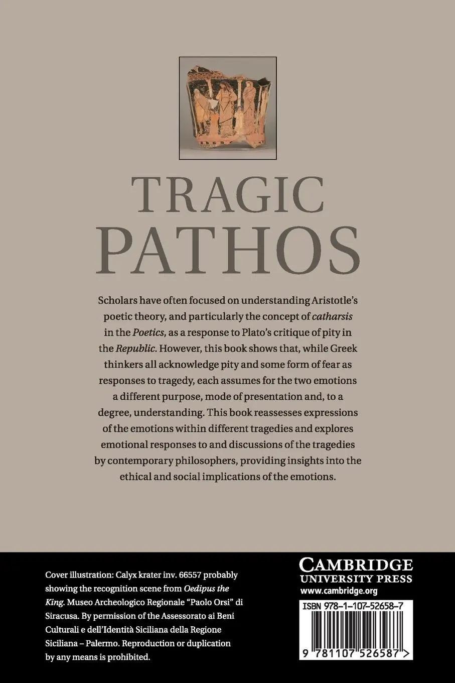 Rückseite: 9781107526587 | Tragic Pathos | Dana Lacourse Munteanu | Taschenbuch | Englisch | 2014
