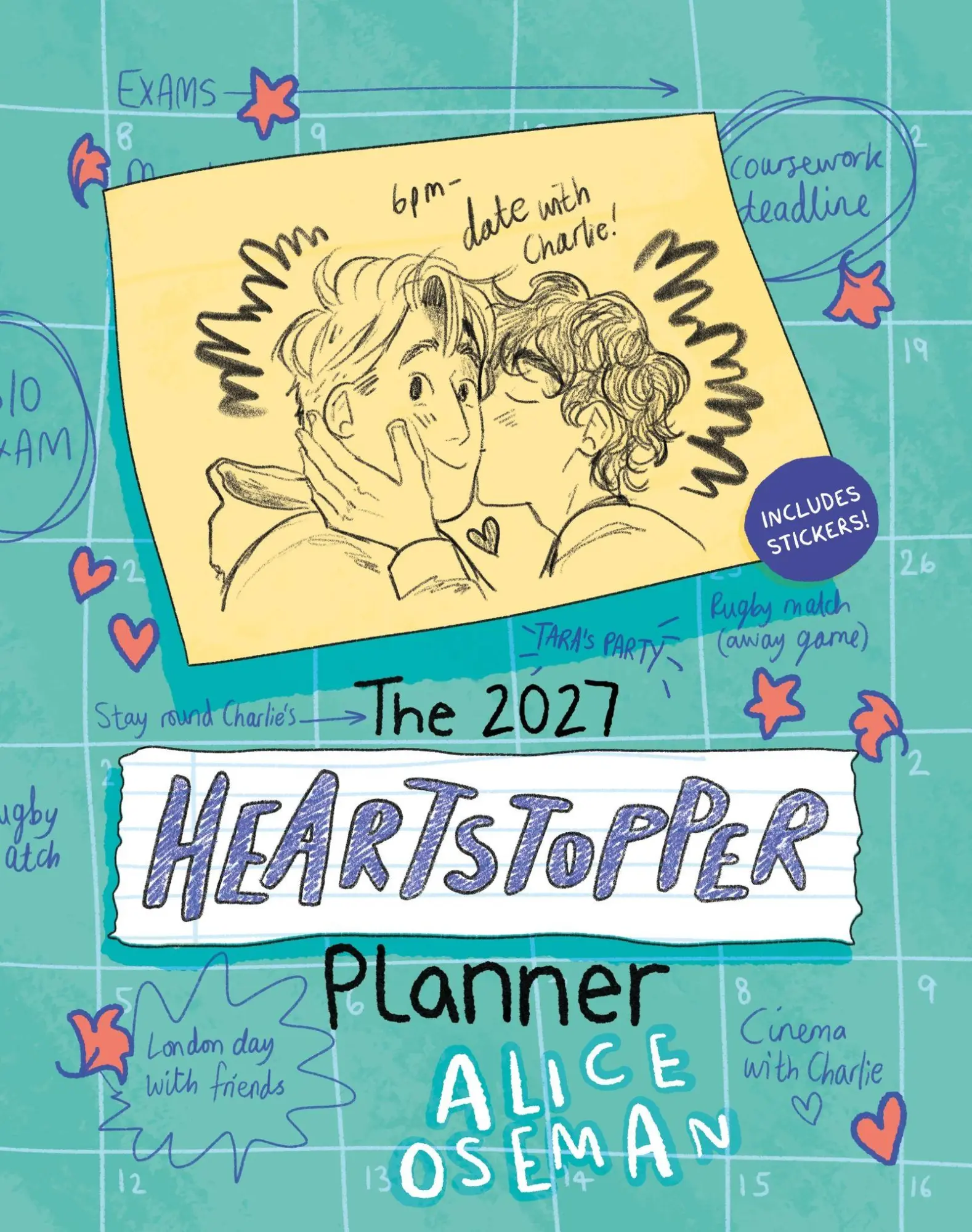 Cover: 9781444986587 | The Heartstopper 2027 Planner | Alice Oseman | Taschenbuch | Englisch