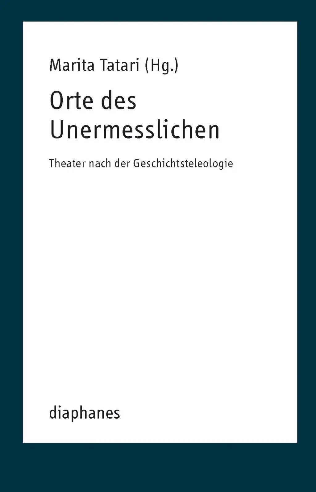 Cover: 9783037346587 | Orte des Unermesslichen | Marita Tatari | Taschenbuch | 160 S. | 2014