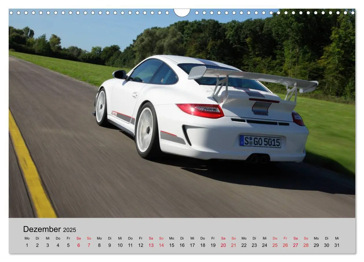 Bild: 9783435706587 | Porsche GT3RS 4,0 (Wandkalender 2025 DIN A3 quer), CALVENDO...