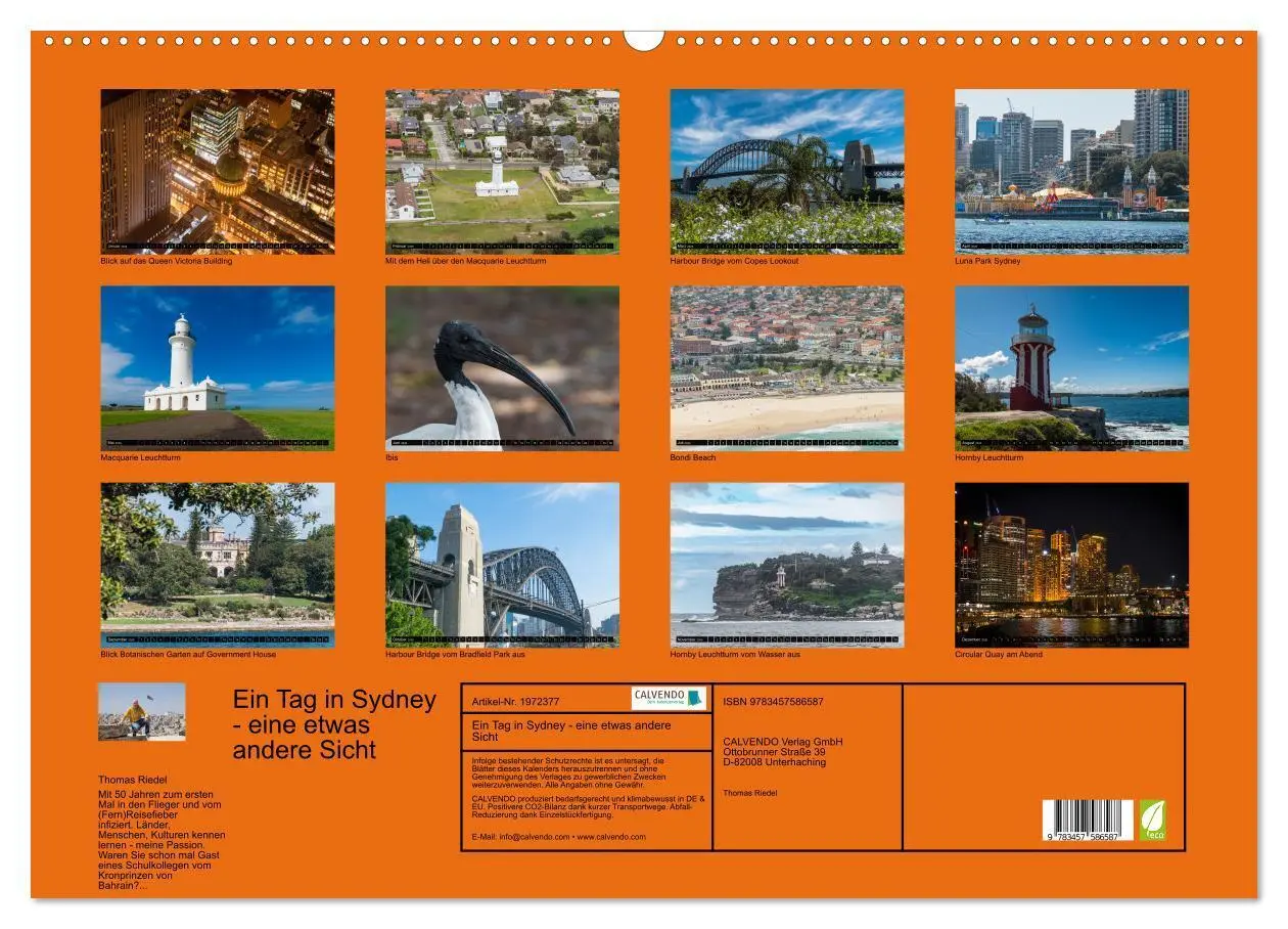 Bild: 9783457586587 | Ein Tag in Sydney - eine etwas andere Sicht (Wandkalender 2026 DIN...
