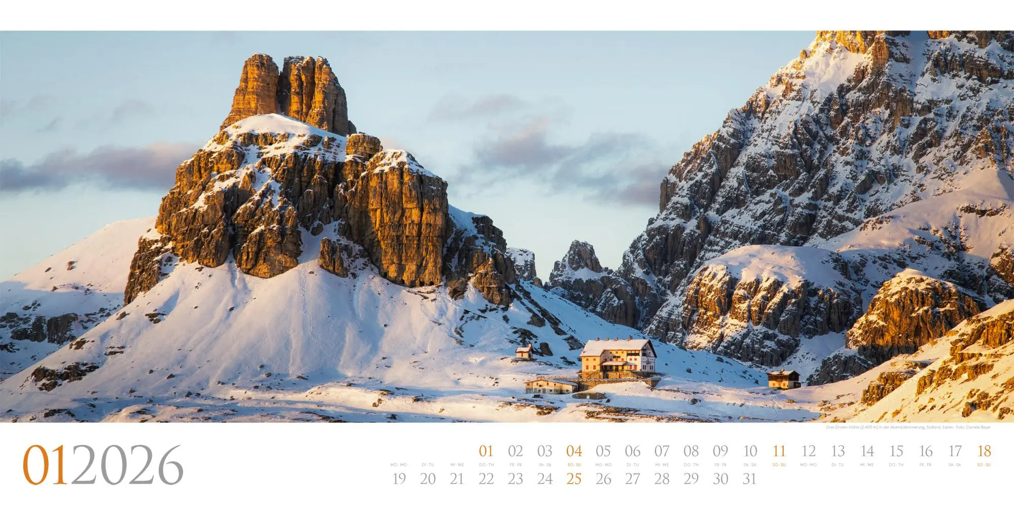 Bild: 9783838426587 | Dolomiten Kalender 2026 | Ackermann Kunstverlag GmbH | Kalender | 2026