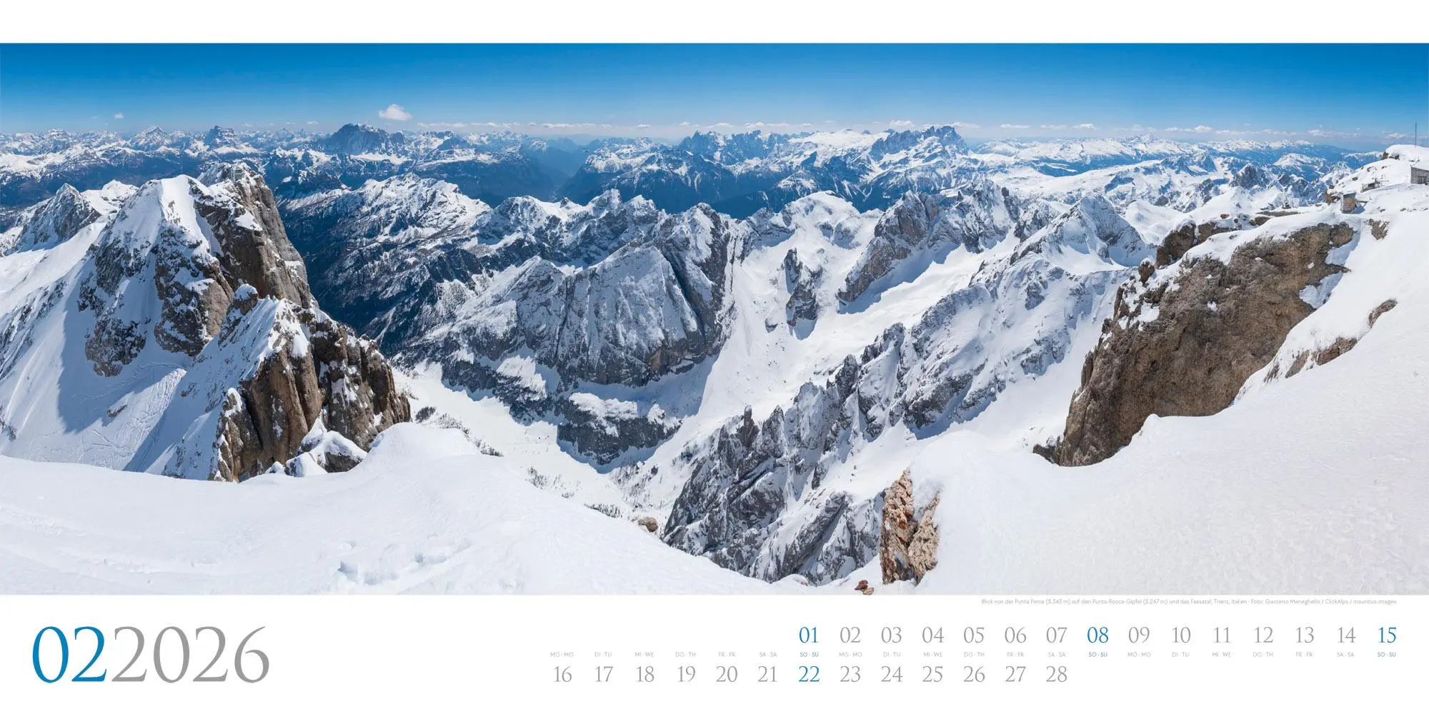 Bild: 9783838426587 | Dolomiten Kalender 2026 | Ackermann Kunstverlag GmbH | Kalender | 2026