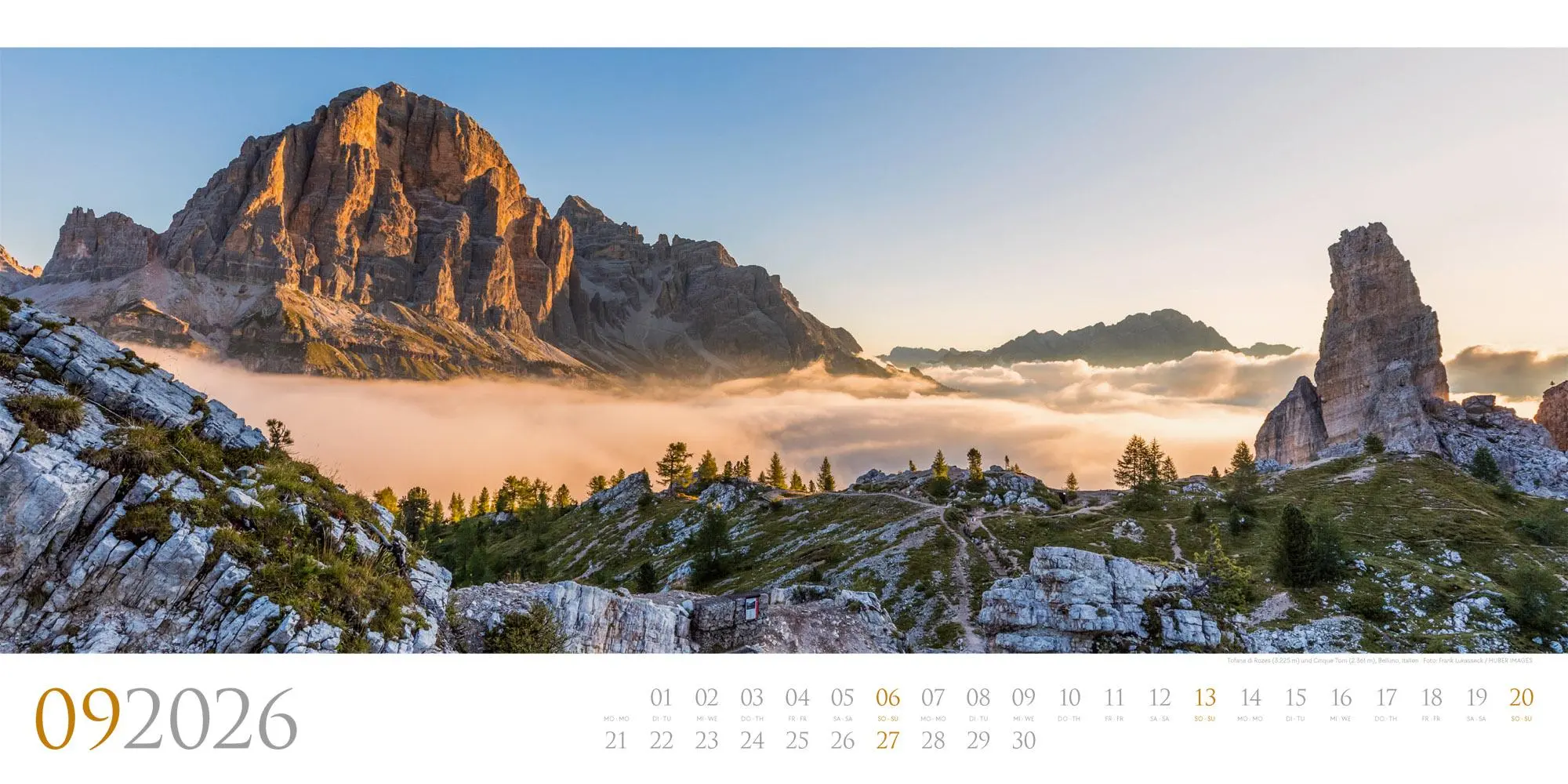 Bild: 9783838426587 | Dolomiten Kalender 2026 | Ackermann Kunstverlag GmbH | Kalender | 2026