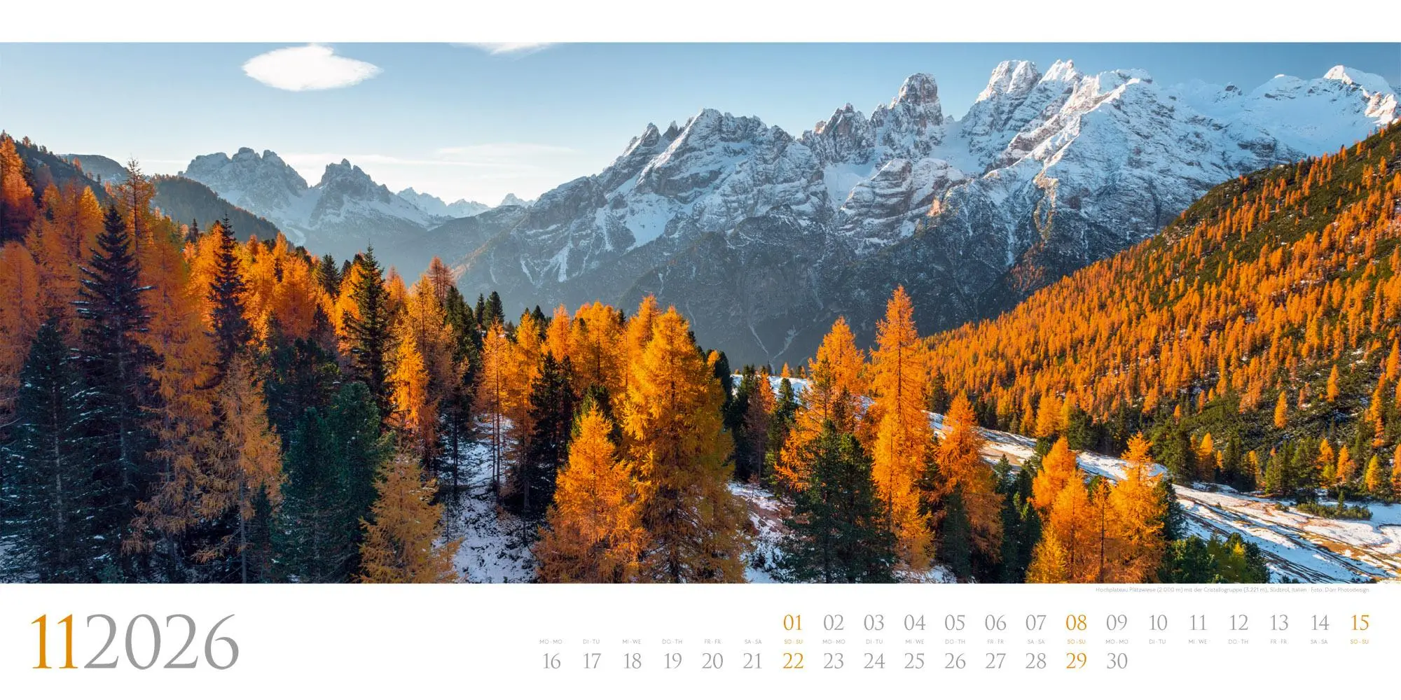 Bild: 9783838426587 | Dolomiten Kalender 2026 | Ackermann Kunstverlag GmbH | Kalender | 2026