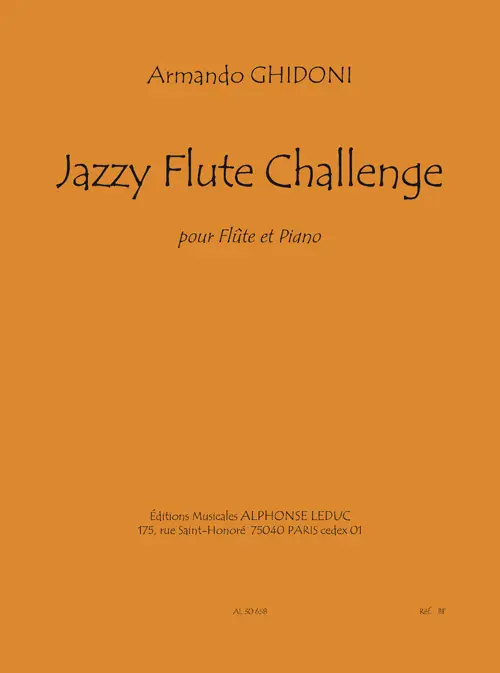 Cover: 9790046306587 | Jazzy Flute Challenge | Armando Ghidoni | Buch | Alphonse Leduc