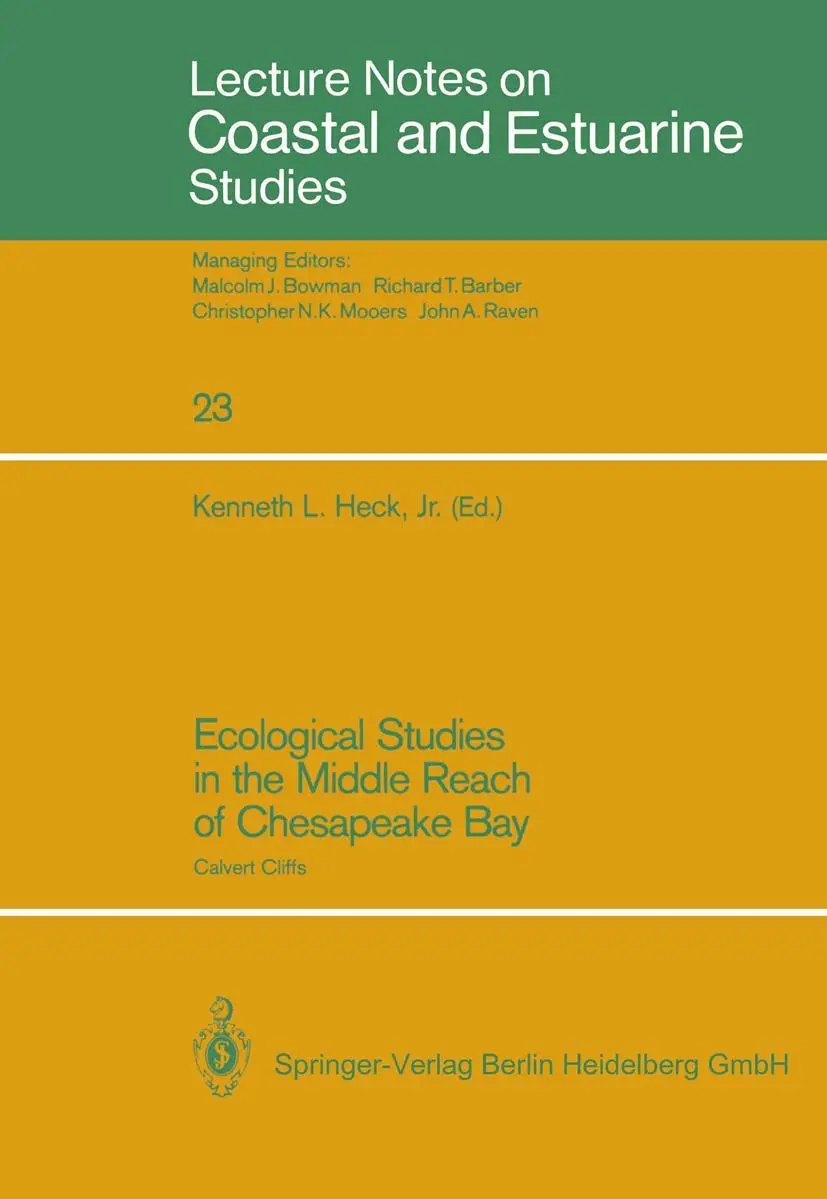 Cover: 9780387966687 | Ecological Studies in the Middle Reach of Chesapeake Bay | Heck | Buch