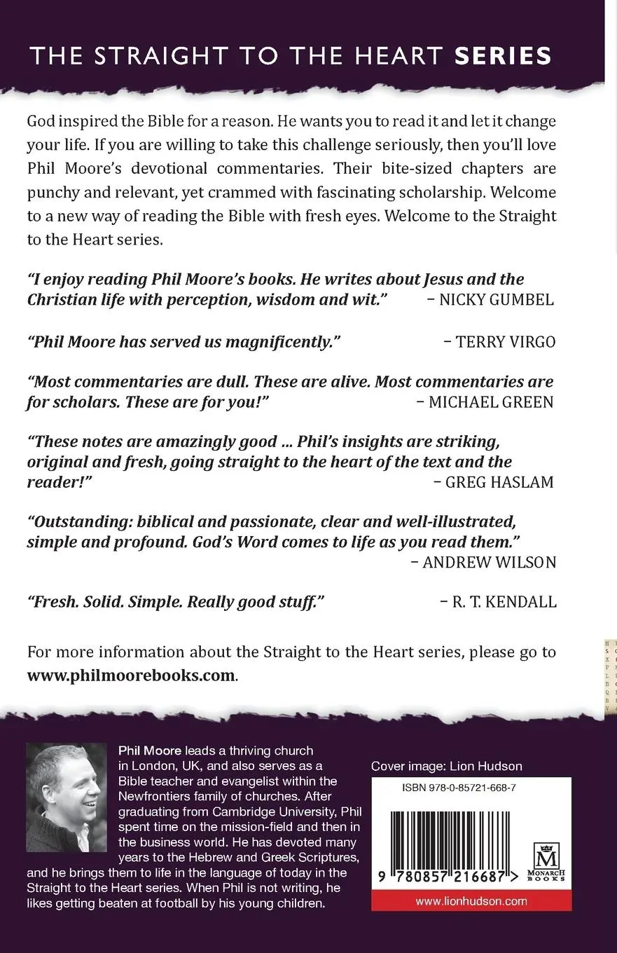 Rückseite: 9780857216687 | Straight to the Heart of Hebrews and James | 60 bite-sized insights