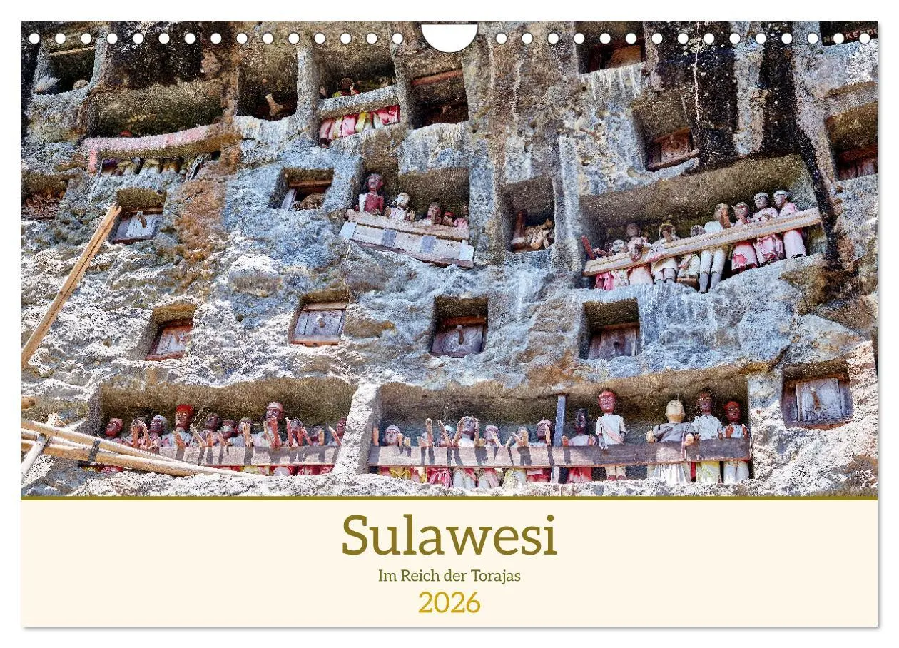 Cover: 9783457266687 | Sulawesi Im Reich der Torajas (Wandkalender 2026 DIN A4 quer),...