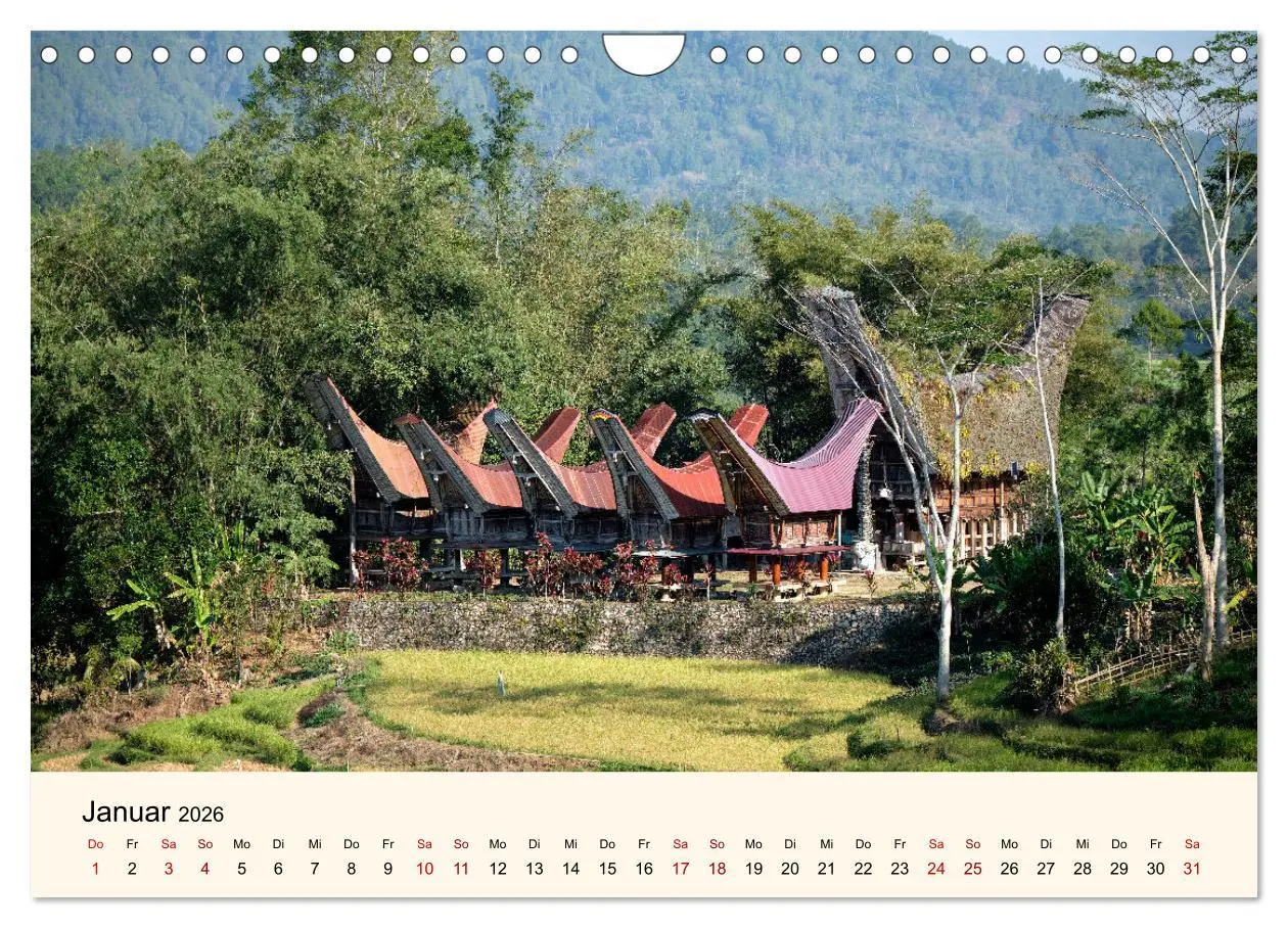 Bild: 9783457266687 | Sulawesi Im Reich der Torajas (Wandkalender 2026 DIN A4 quer),...