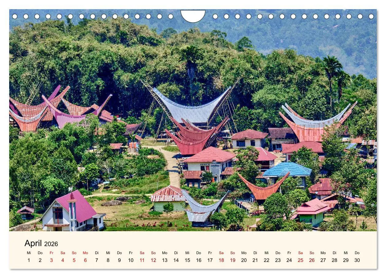 Bild: 9783457266687 | Sulawesi Im Reich der Torajas (Wandkalender 2026 DIN A4 quer),...