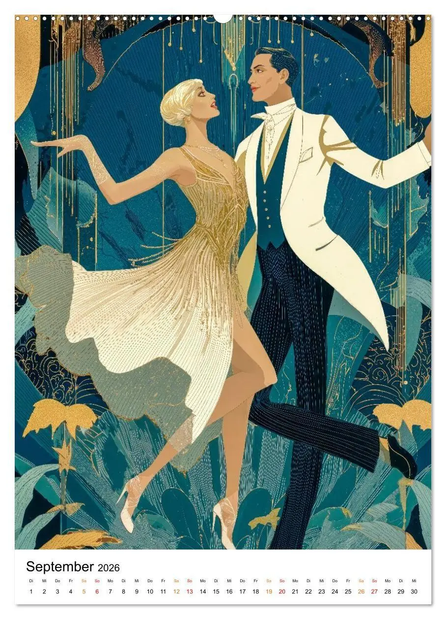 Bild: 9783516736687 | Art Deco - Glamour, Geometrie und Goldstaub (hochwertiger Premium...