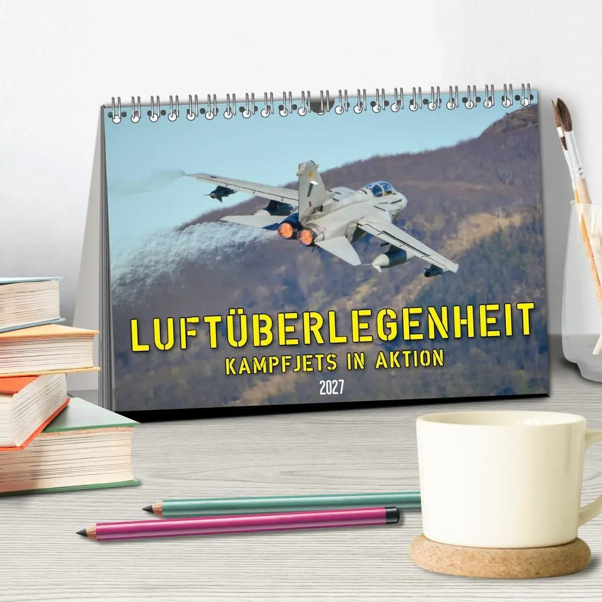Bild: 9783569996687 | Luftüberlegenheit - Kampfjets in Aktion (Tischkalender 2027 DIN A5...