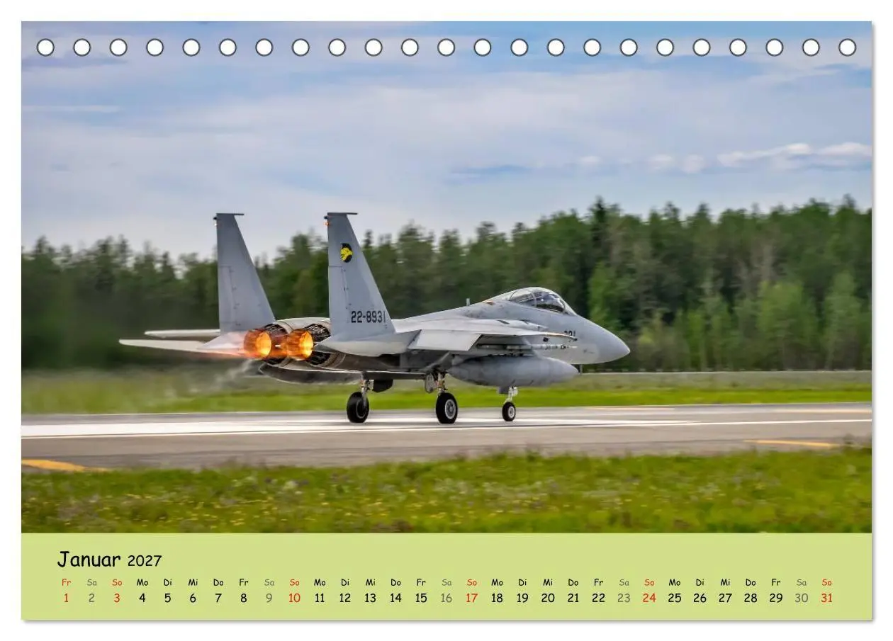 Bild: 9783569996687 | Luftüberlegenheit - Kampfjets in Aktion (Tischkalender 2027 DIN A5...