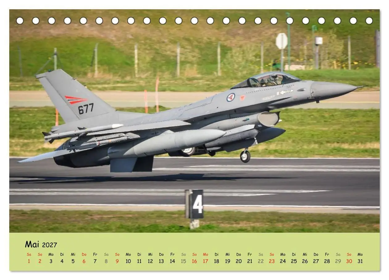 Bild: 9783569996687 | Luftüberlegenheit - Kampfjets in Aktion (Tischkalender 2027 DIN A5...