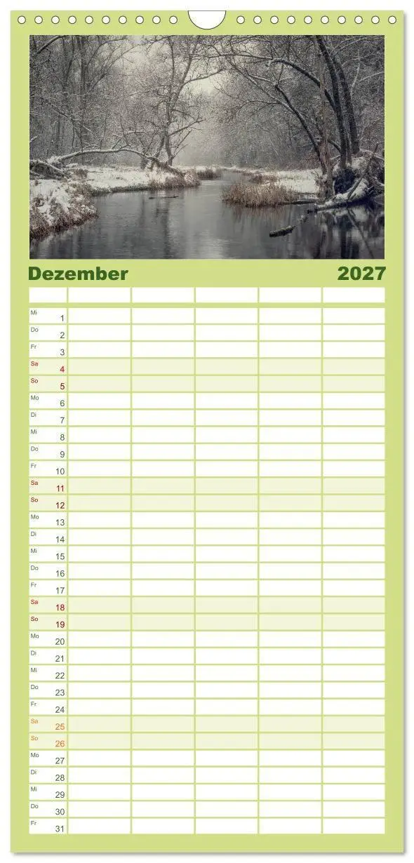 Bild: 9783594336687 | Familienplaner 2027 - Mysterium Wald mit 5 Spalten (Wandkalender,...