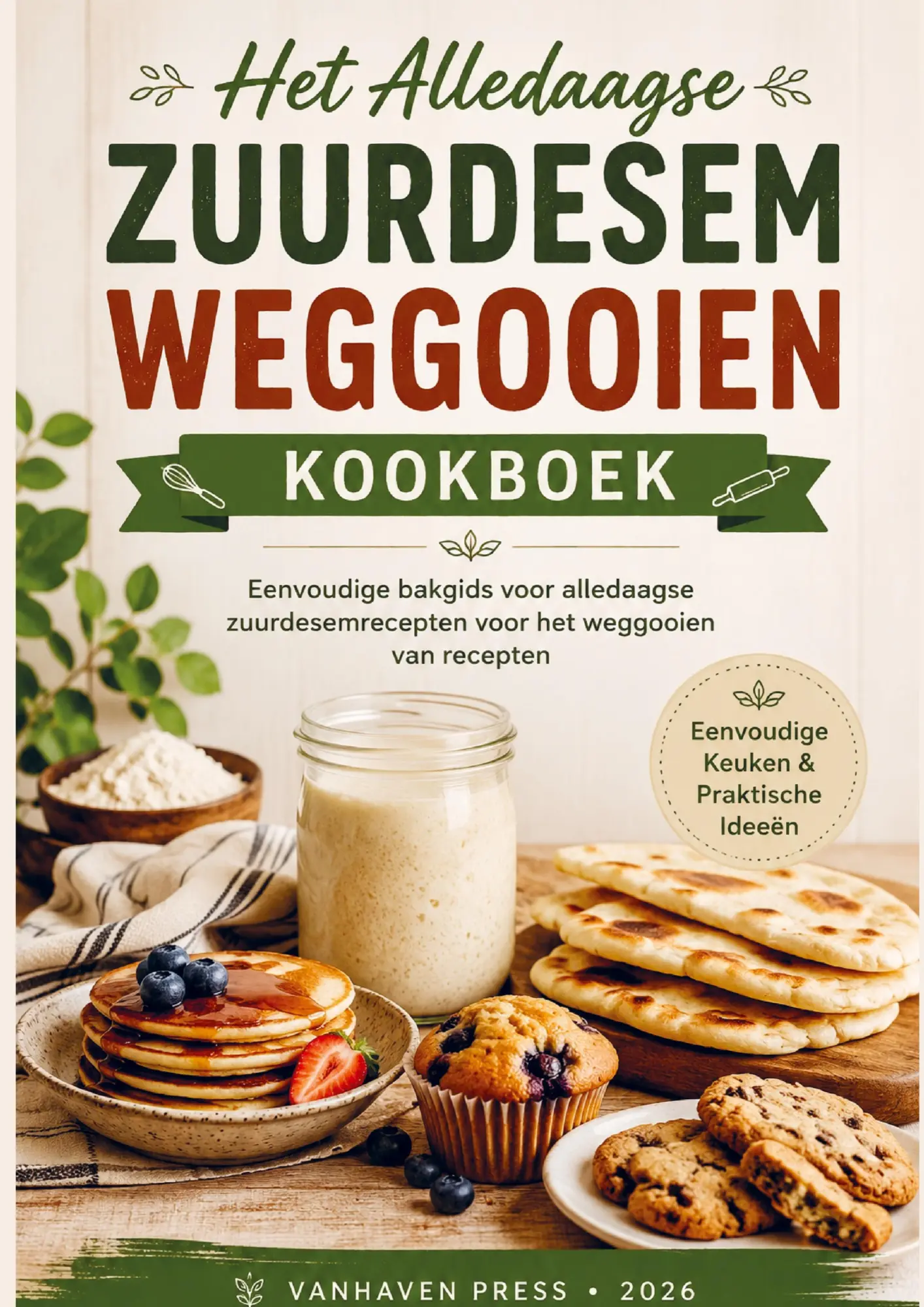 Cover: 9789403896687 | Het Alledaagse Zuurdesem weggooien Kookboek | VanHaven Press | Buch