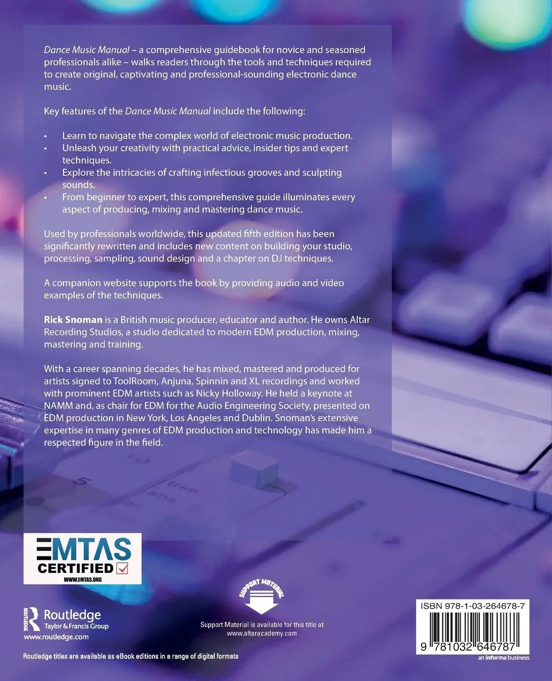Rückseite: 9781032646787 | Dance Music Manual | Rick Snoman | Taschenbuch | Englisch | 2024