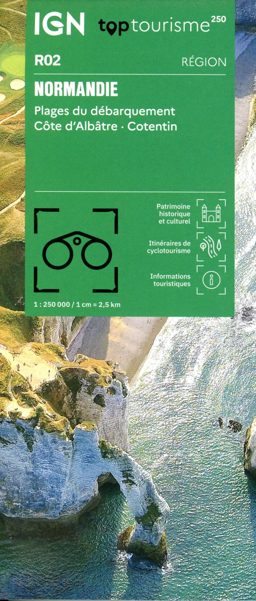 Cover: 9782758556787 | R02 Normandie | (Land-)Karte | IGN Regionale Straßenkarten | Deutsch