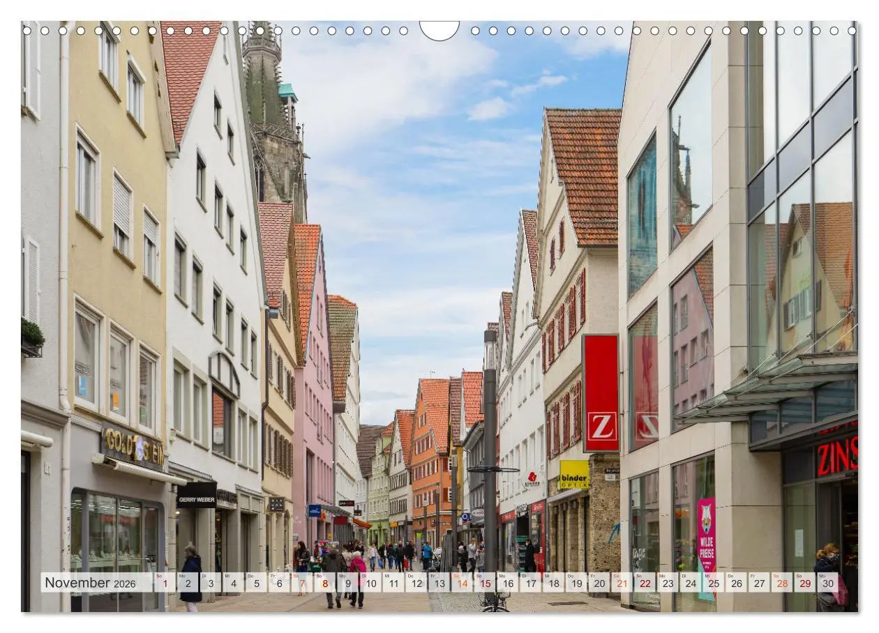 Bild: 9783457636787 | Reutlingen Impressionen (Wandkalender 2026 DIN A3 quer), CALVENDO...
